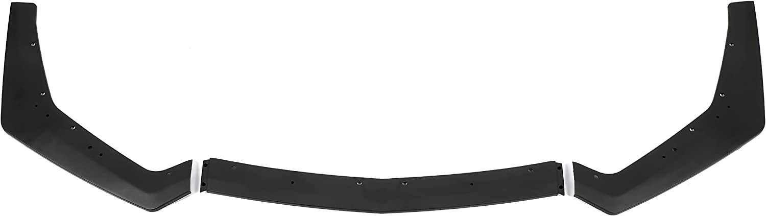 KUAFU Front Bumper Lip Splitter Compatible with 2018-2023 Ford Mustang GT Ecoboost Model W/Performance Pack Lower Chin Spoiler Lip Valance Paintable