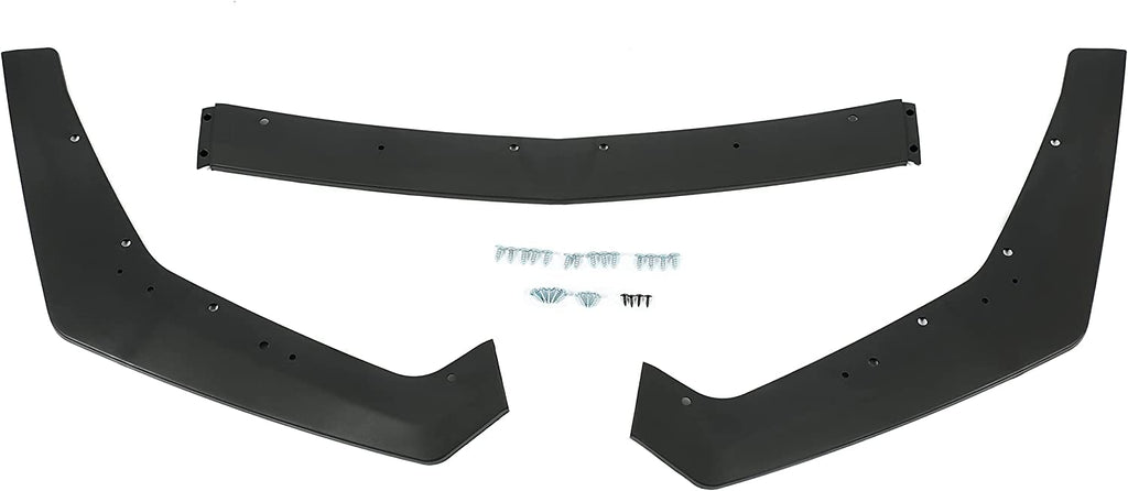 KUAFU Front Bumper Lip Splitter Compatible with 2018-2023 Ford Mustang GT Ecoboost Model W/Performance Pack Lower Chin Spoiler Lip Valance Paintable