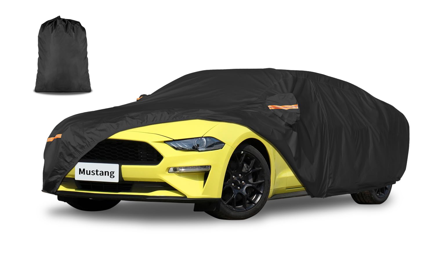 Car Cover Waterproof All Weather Custom Fit for Ford Mustang 1994-2025, 420D Oxford Full Outdoor Automtive Heavy Duty Covers Windproof Snowproof Dustproof UV Hail Protection Accessories