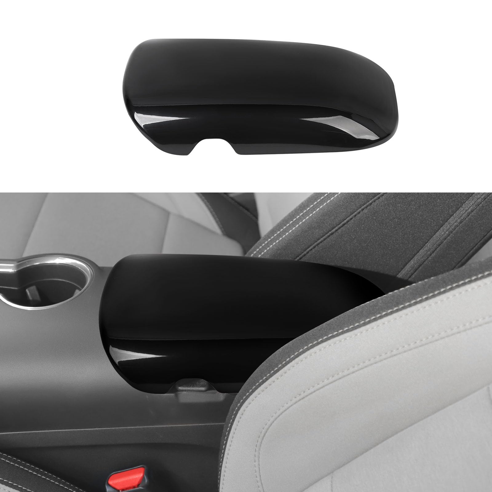 Center Console Cover Armrest Box Trim Cover Decoration Interior Accessories for Ford Mustang 2015-2025