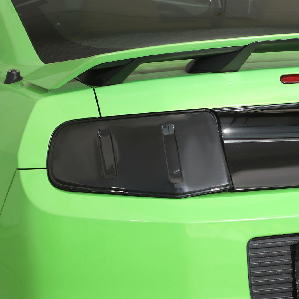 RT-TCZ Tail Light Lamp Cover Guard Trim Frame Bezels Decoration Accessories Compatible with Ford Mustang 2018-2023(2018+ Smoke Black)