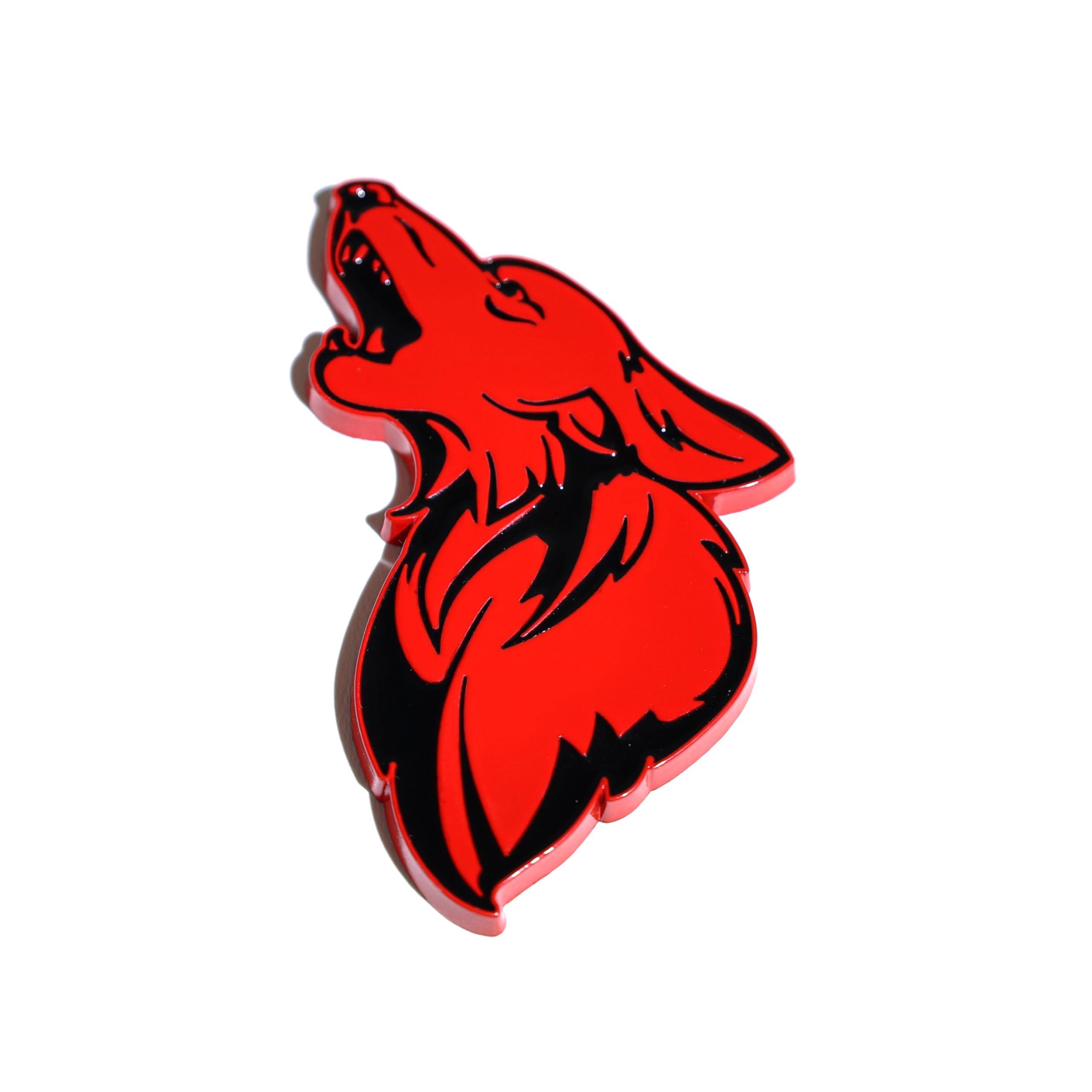 V2 GT500 Style Coyote Badge - for Mustang / F150 - The Original Coyote Bage (RED)