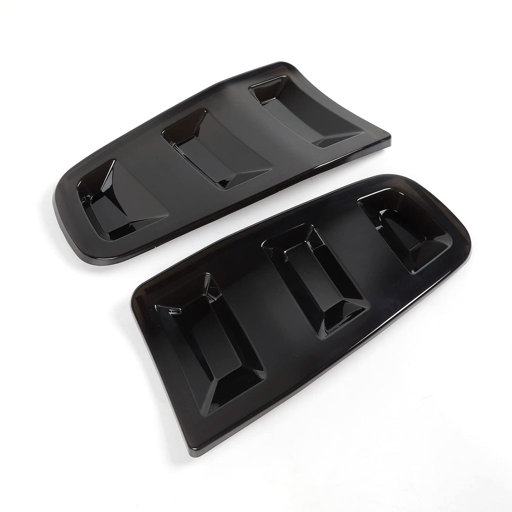 RT-TCZ Tail Light Lamp Cover Guard Trim Frame Bezels Decoration Accessories Compatible with Ford Mustang 2018-2023(2018+ Smoke Black)