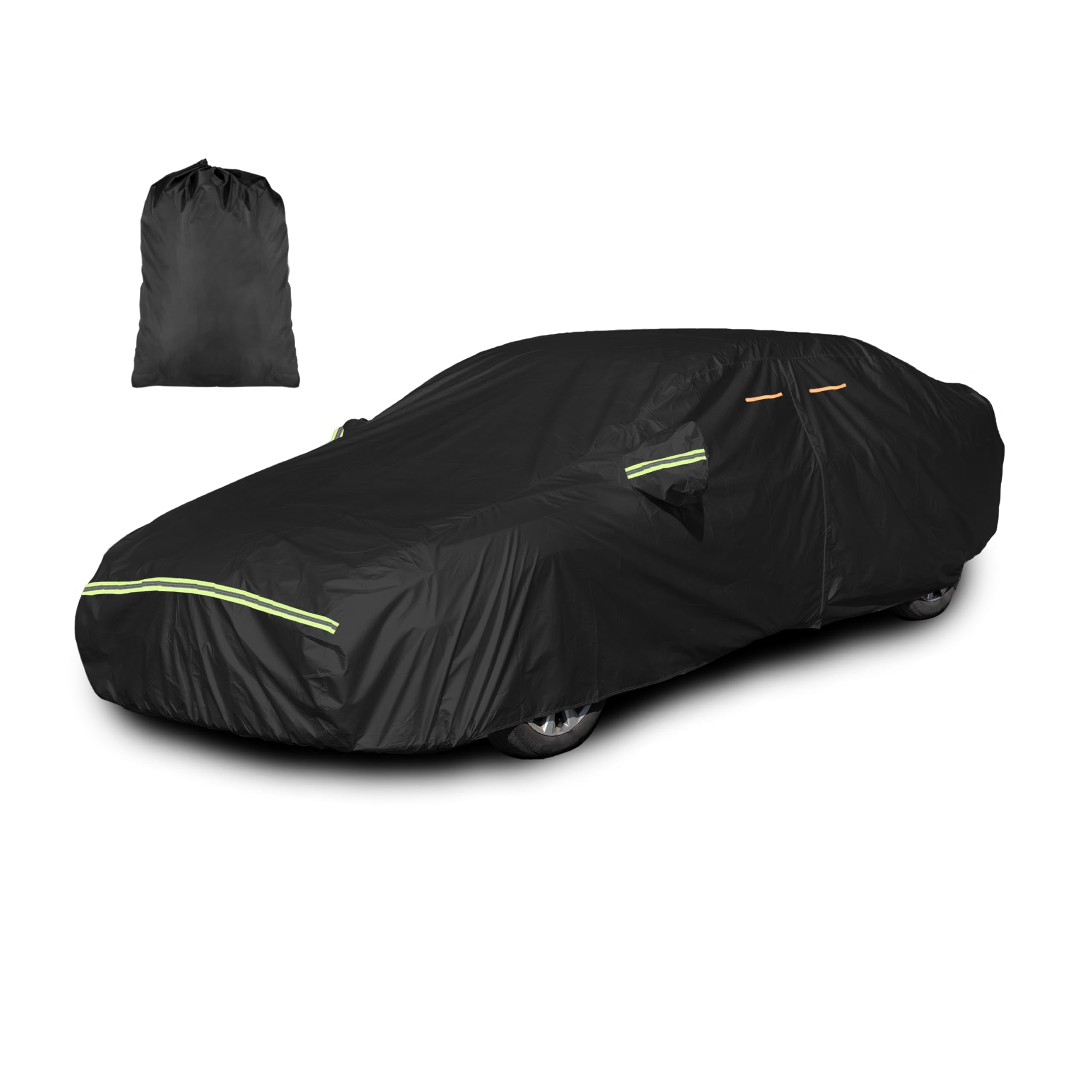 Car Cover Waterproof All Weather Custom Fit for Ford Mustang 1994-2025, 420D Oxford Full Outdoor Automtive Heavy Duty Covers Windproof Snowproof Dustproof UV Hail Protection Accessories