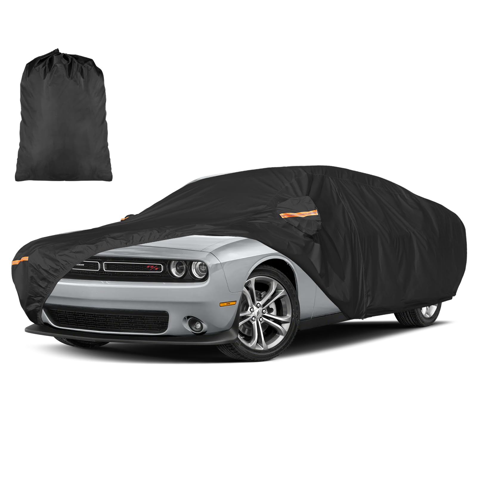 Car Cover Waterproof All Weather Custom Fit for Ford Mustang 1994-2025, 420D Oxford Full Outdoor Automtive Heavy Duty Covers Windproof Snowproof Dustproof UV Hail Protection Accessories