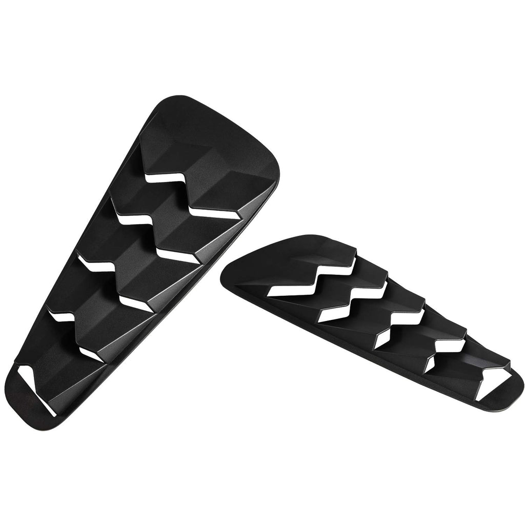 2015-2023 Rear Window Louvers Windshield Sun Shade Cover Lambo Style Matte Black Compatible with Ford Mustang 2015 2016 2017 2018 2019 2020 2021 …
