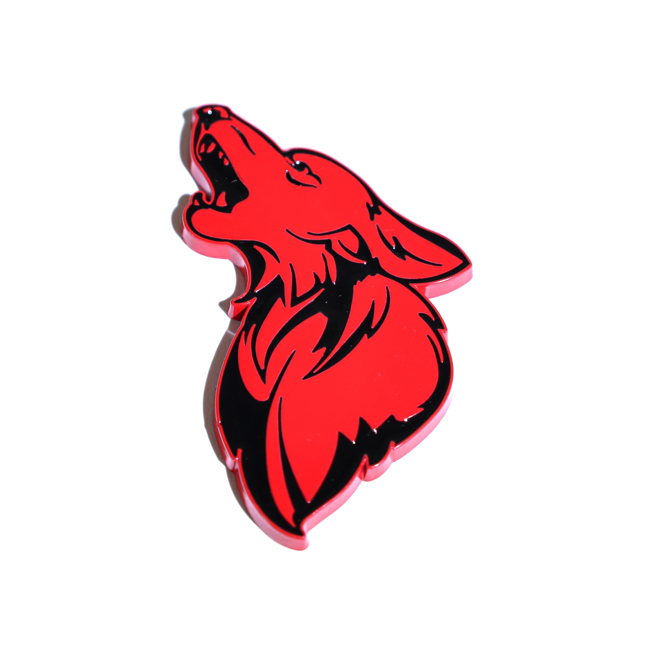 V2 GT500 Style Coyote Badge - for Mustang / F150 - The Original Coyote Bage (RED)