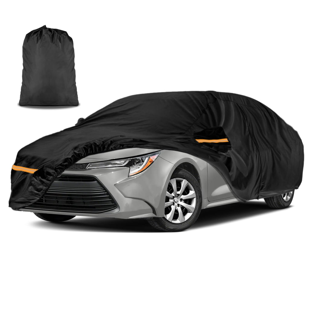 Car Cover Waterproof All Weather Custom Fit for Ford Mustang 1994-2025, 420D Oxford Full Outdoor Automtive Heavy Duty Covers Windproof Snowproof Dustproof UV Hail Protection Accessories