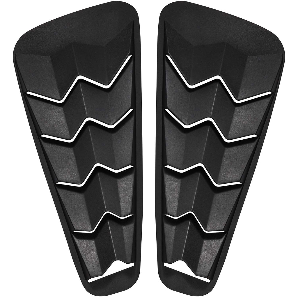 2015-2023 Rear Window Louvers Windshield Sun Shade Cover Lambo Style Matte Black Compatible with Ford Mustang 2015 2016 2017 2018 2019 2020 2021 …