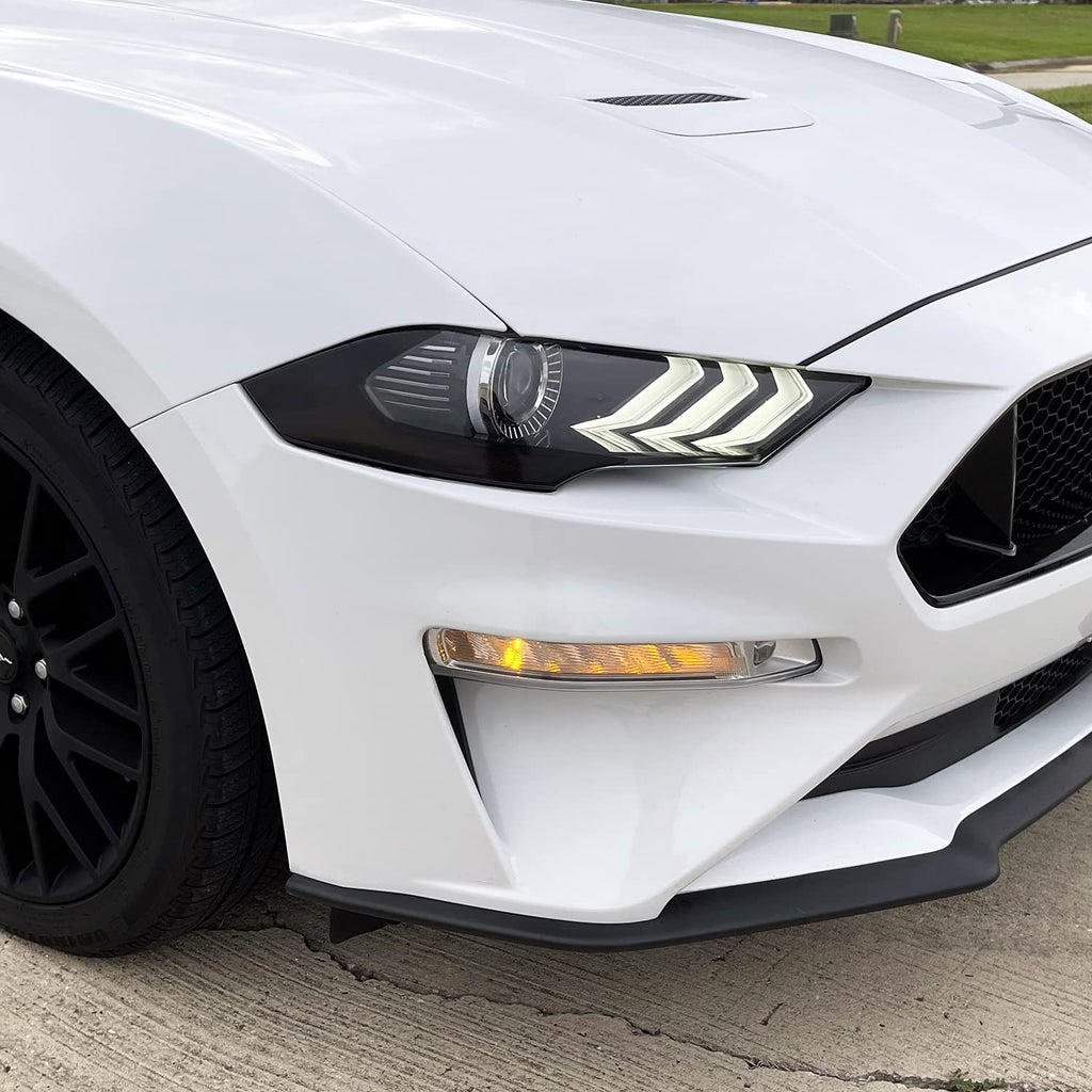 SlickMod PreCut Vinyl Smoke Tint for 2018-2021 Ford Mustang Foglight (3. Foglight/Turn Signal, 20% Dark Smoke)