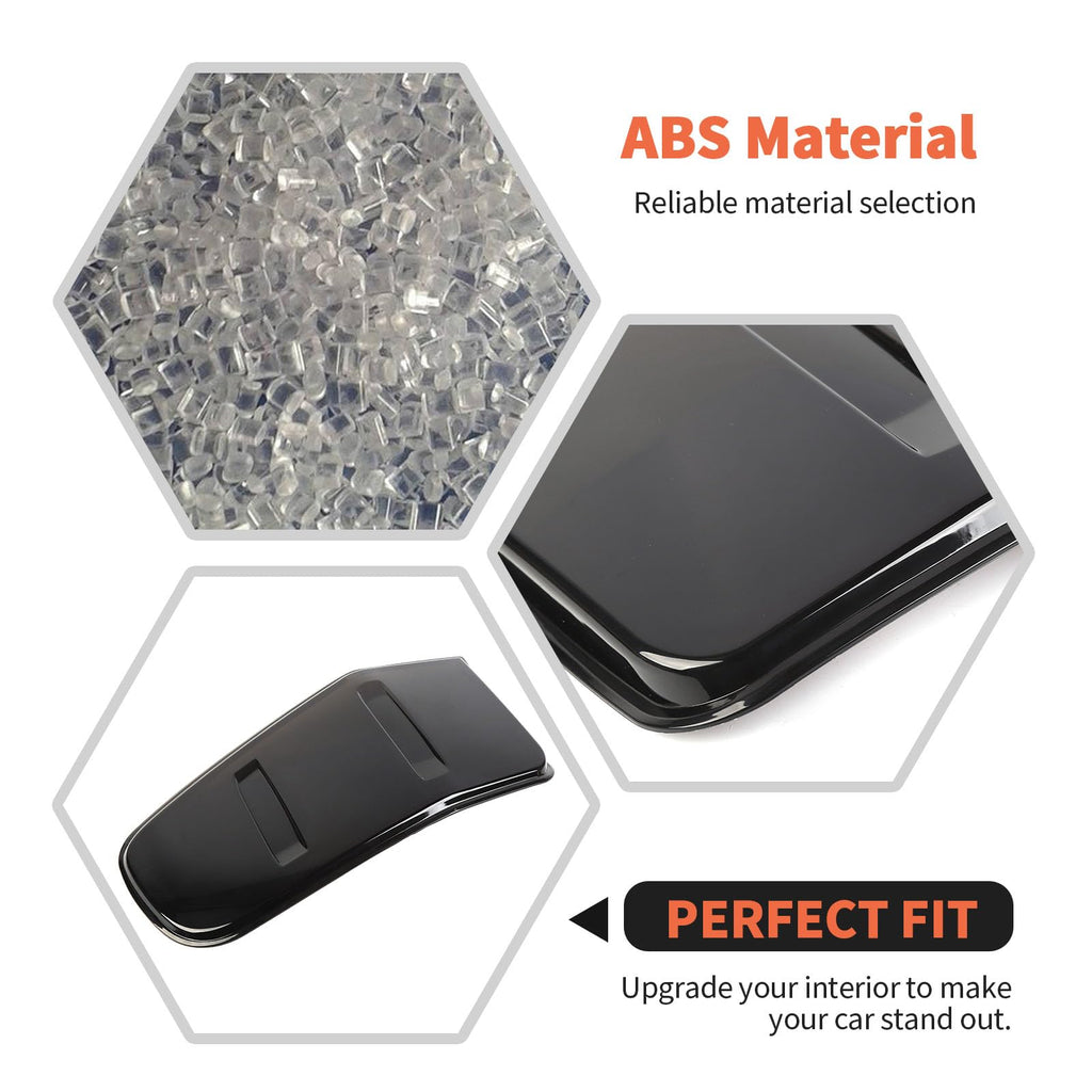 RT-TCZ Tail Light Lamp Cover Guard Trim Frame Bezels Decoration Accessories Compatible with Ford Mustang 2018-2023(2018+ Smoke Black)