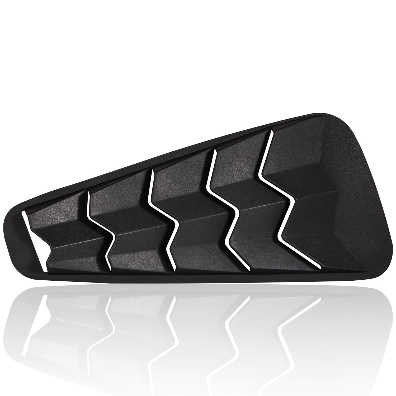 2015-2023 Rear Window Louvers Windshield Sun Shade Cover Lambo Style Matte Black Compatible with Ford Mustang 2015 2016 2017 2018 2019 2020 2021 …