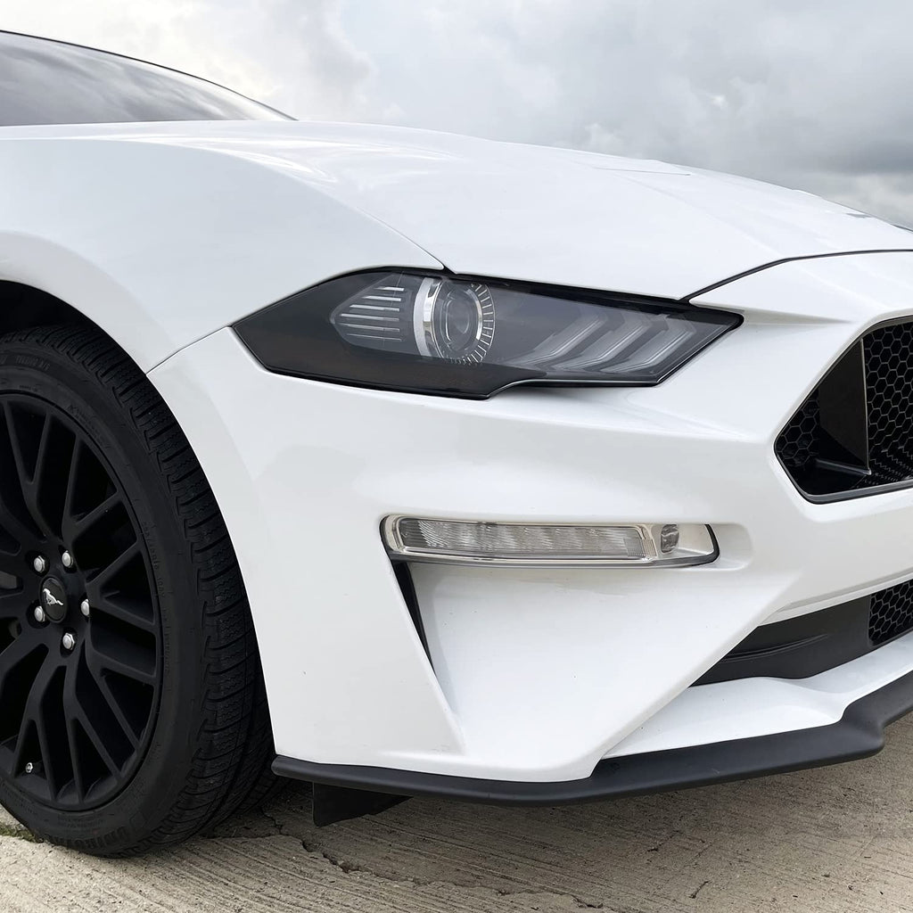SlickMod PreCut Vinyl Smoke Tint for 2018-2021 Ford Mustang Foglight (3. Foglight/Turn Signal, 20% Dark Smoke)