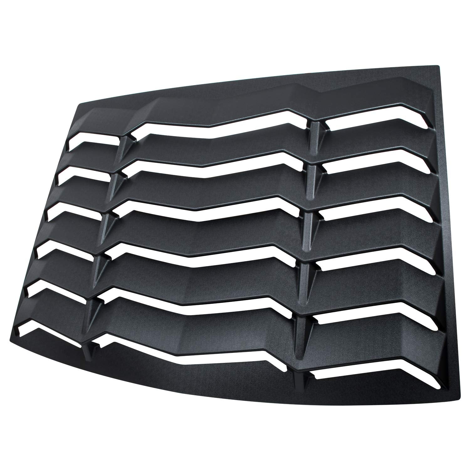2015-2023 Rear Window Louvers Windshield Sun Shade Cover Lambo Style Matte Black Compatible with Ford Mustang 2015 2016 2017 2018 2019 2020 2021 …