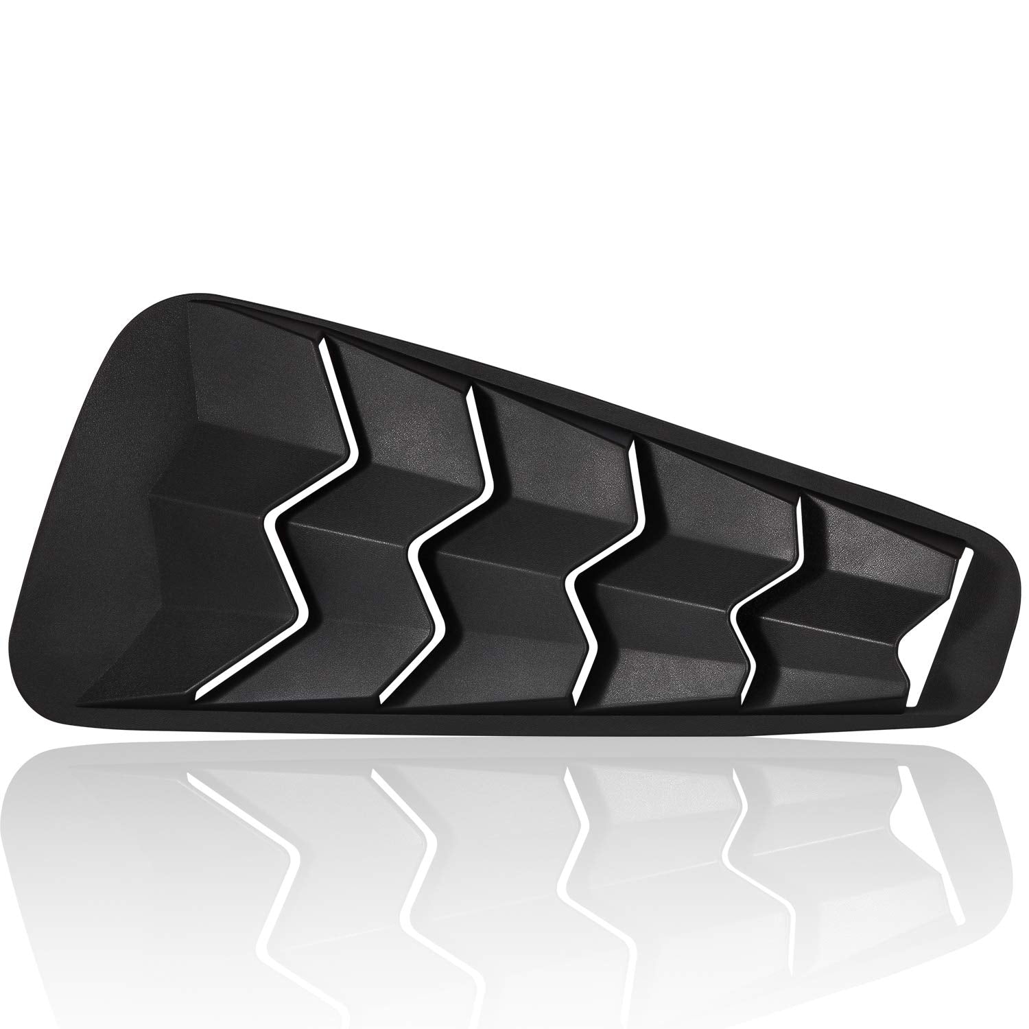 2015-2023 Rear Window Louvers Windshield Sun Shade Cover Lambo Style Matte Black Compatible with Ford Mustang 2015 2016 2017 2018 2019 2020 2021 …