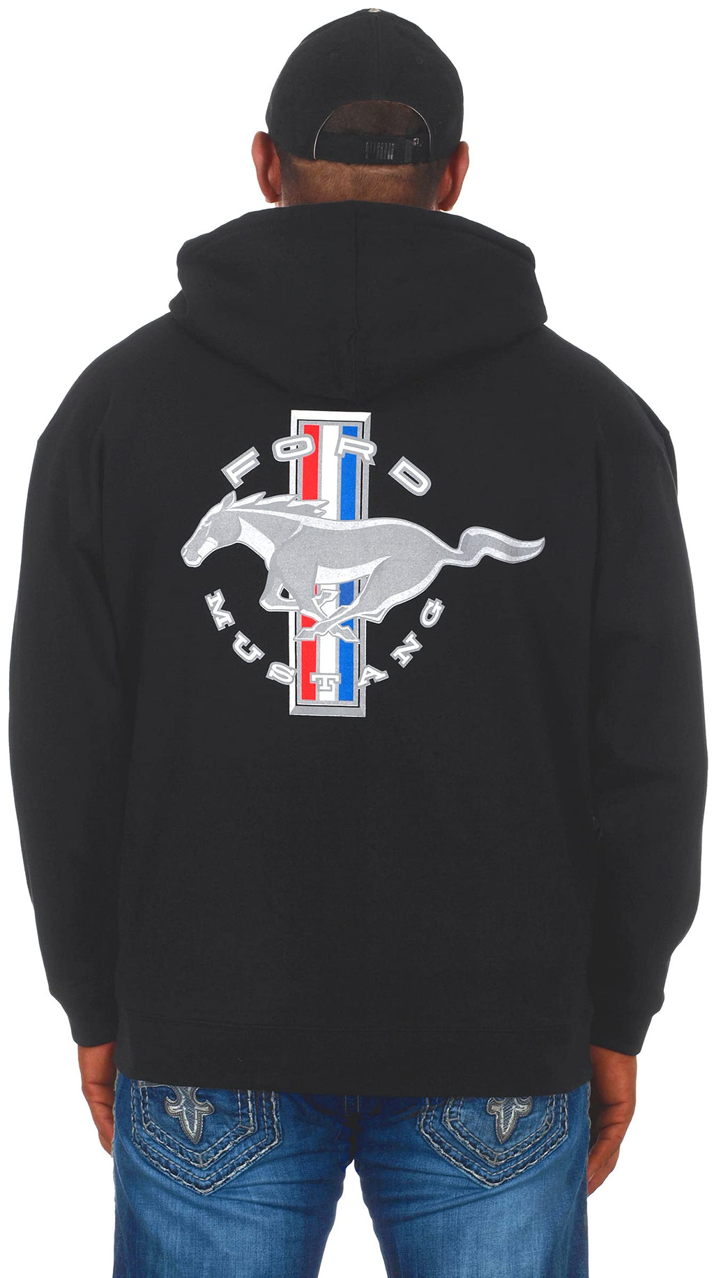 Jh Design Men's Ford Mustang Hoodies in 5 Styles Pullovers & Full Zip Up