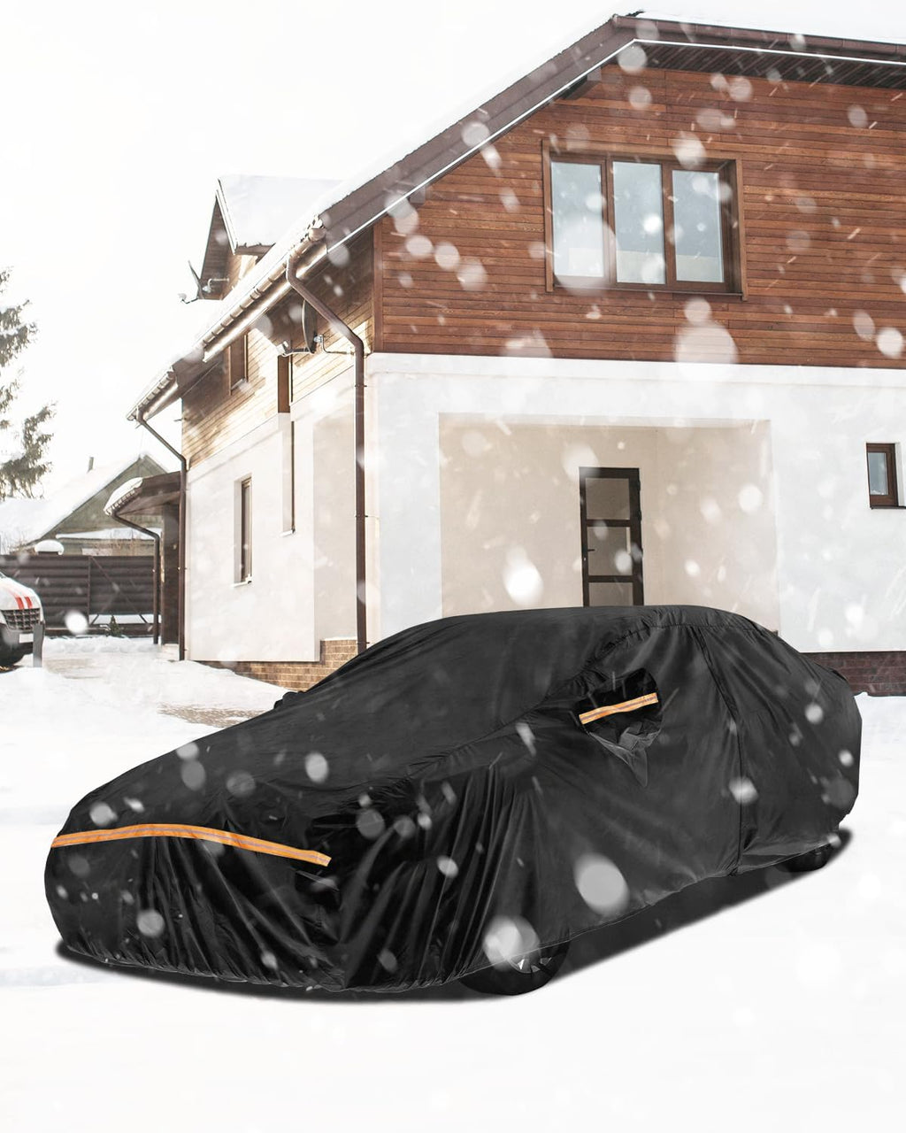 Car Cover Waterproof All Weather Custom Fit for Ford Mustang 1994-2025, 420D Oxford Full Outdoor Automtive Heavy Duty Covers Windproof Snowproof Dustproof UV Hail Protection Accessories