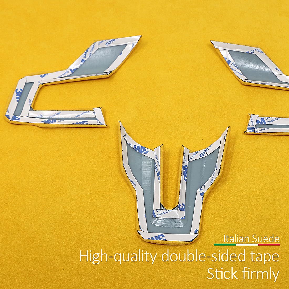 Steering Wheel Button Emblem 3D Red Trim Sticker Roadster Interior Decorative Accessories for Mustang 2015 2016 2017 2018 2019 2020 2021 2022 2023