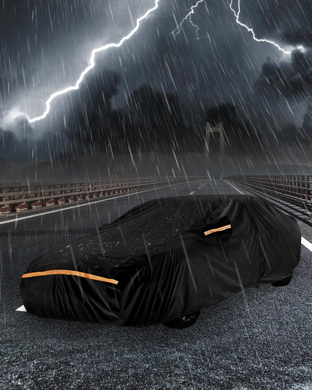 Car Cover Waterproof All Weather Custom Fit for Ford Mustang 1994-2025, 420D Oxford Full Outdoor Automtive Heavy Duty Covers Windproof Snowproof Dustproof UV Hail Protection Accessories