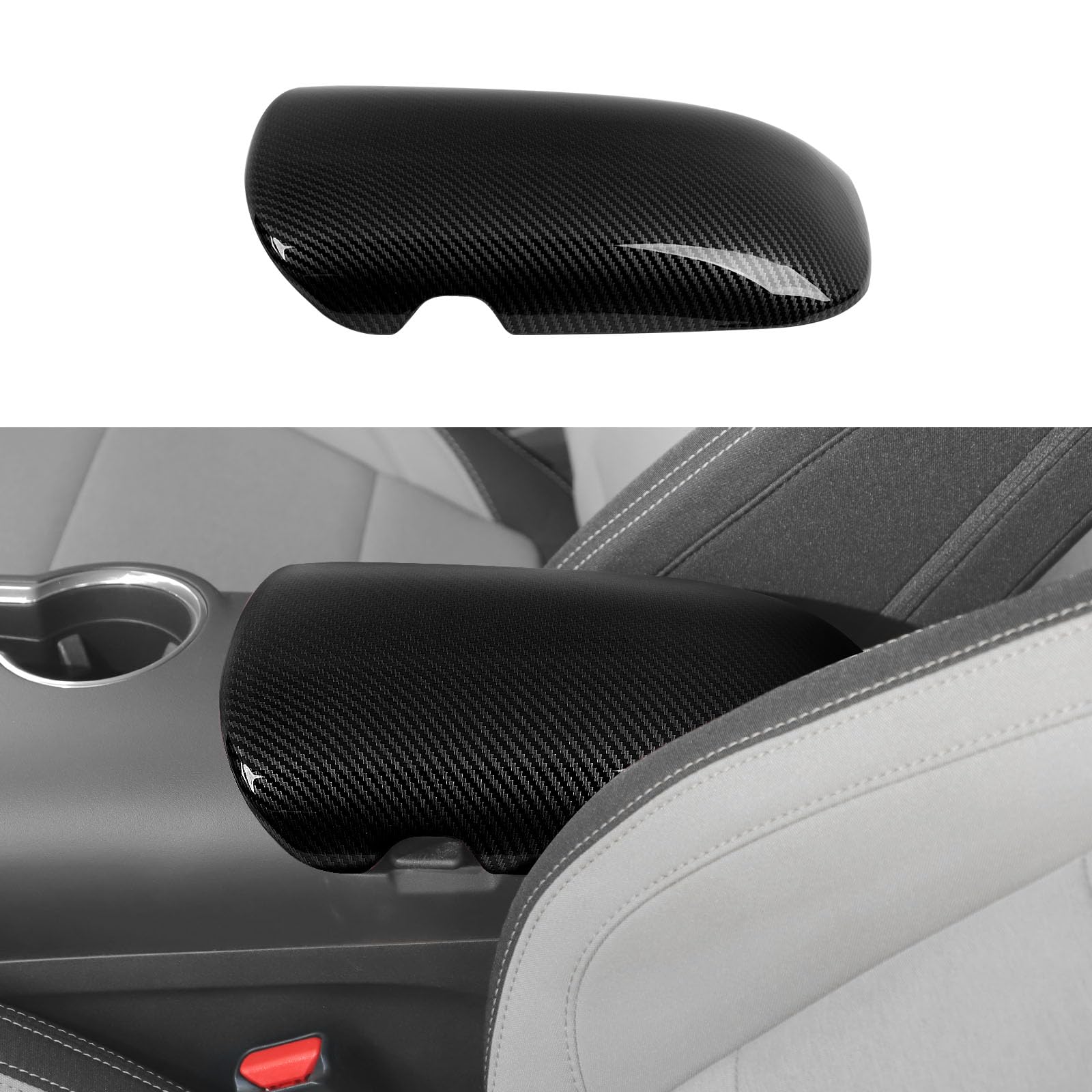 Center Console Cover Armrest Box Trim Cover Decoration Interior Accessories for Ford Mustang 2015-2025