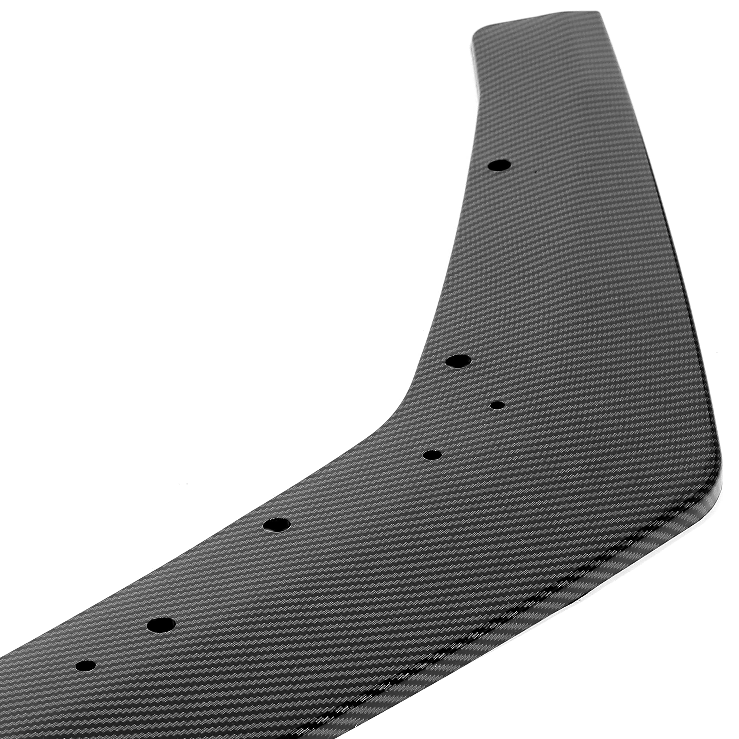 KUAFU Front Bumper Lip Splitter Compatible with 2018-2023 Ford Mustang GT Ecoboost Model W/Performance Pack Lower Chin Spoiler Lip Valance Paintable