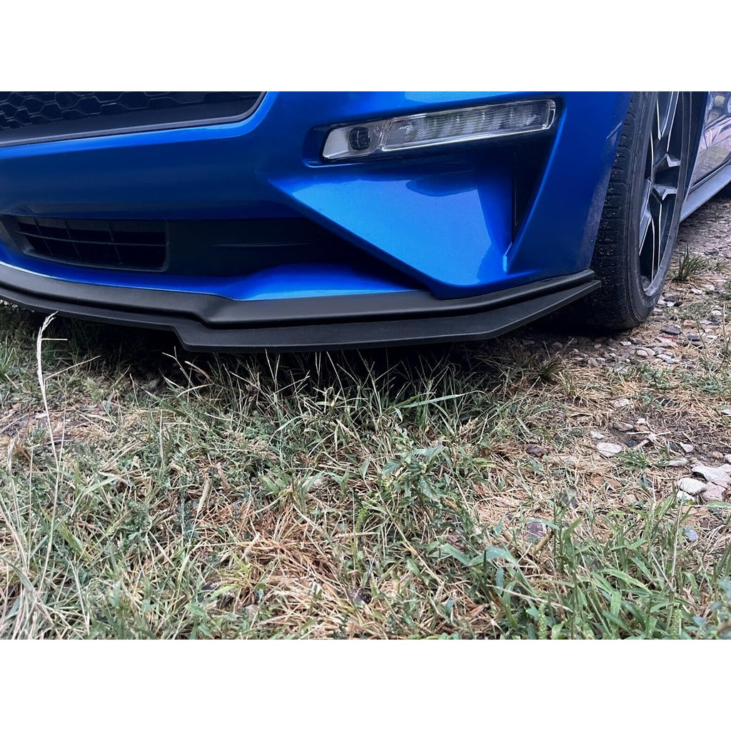KUAFU Front Bumper Lip Splitter Compatible with 2018-2023 Ford Mustang GT Ecoboost Model W/Performance Pack Lower Chin Spoiler Lip Valance Paintable