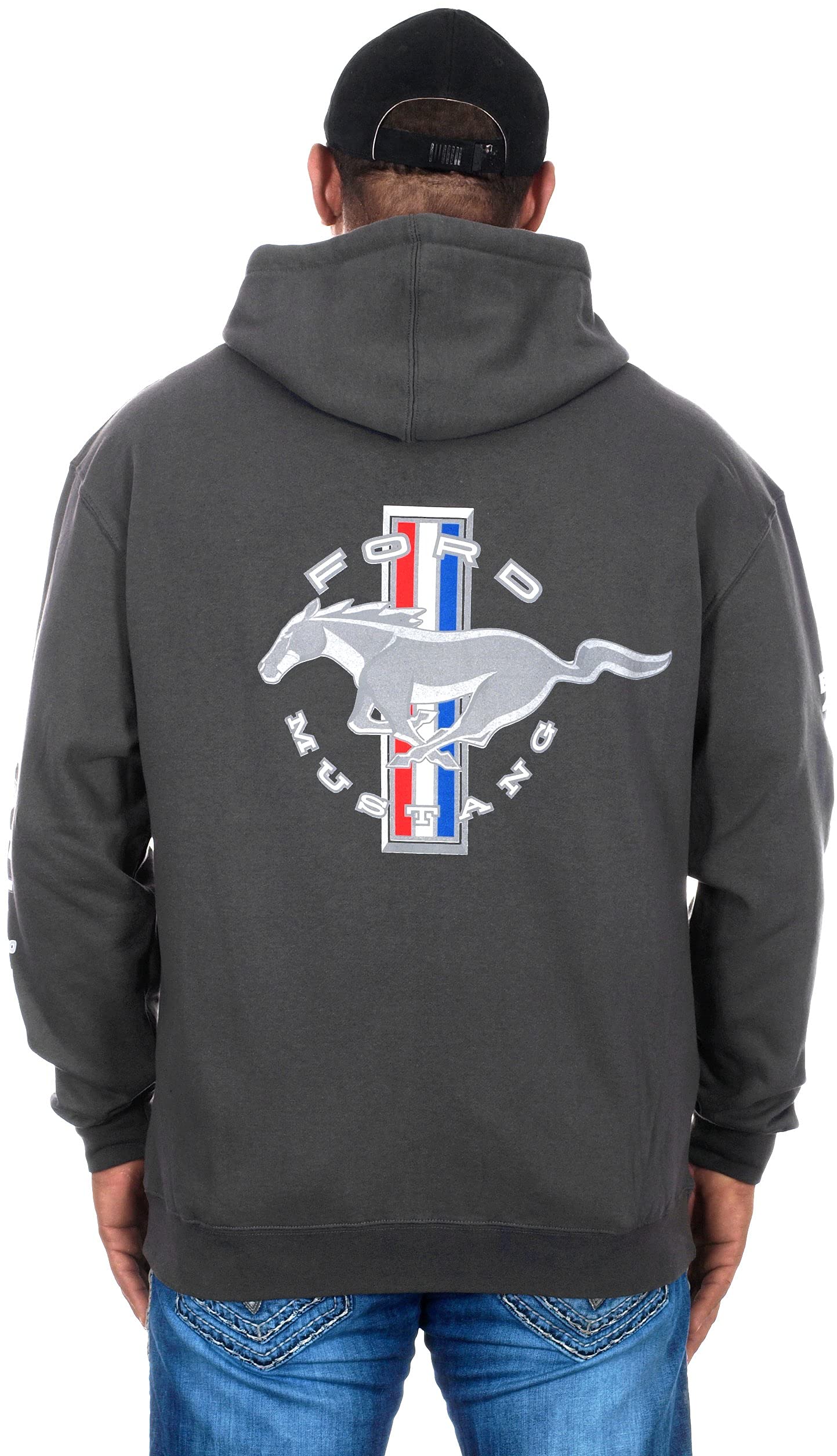 Jh Design Men's Ford Mustang Hoodies in 5 Styles Pullovers & Full Zip Up