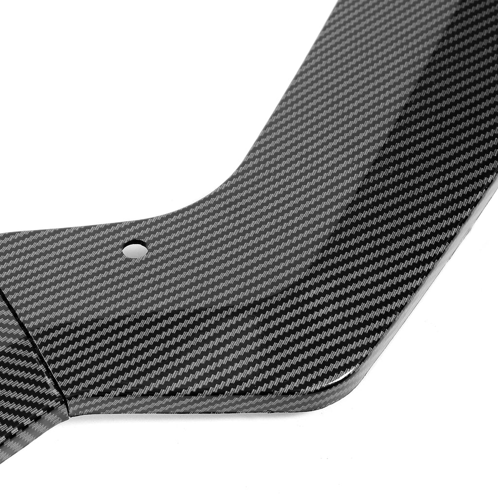 KUAFU Front Bumper Lip Splitter Compatible with 2018-2023 Ford Mustang GT Ecoboost Model W/Performance Pack Lower Chin Spoiler Lip Valance Paintable