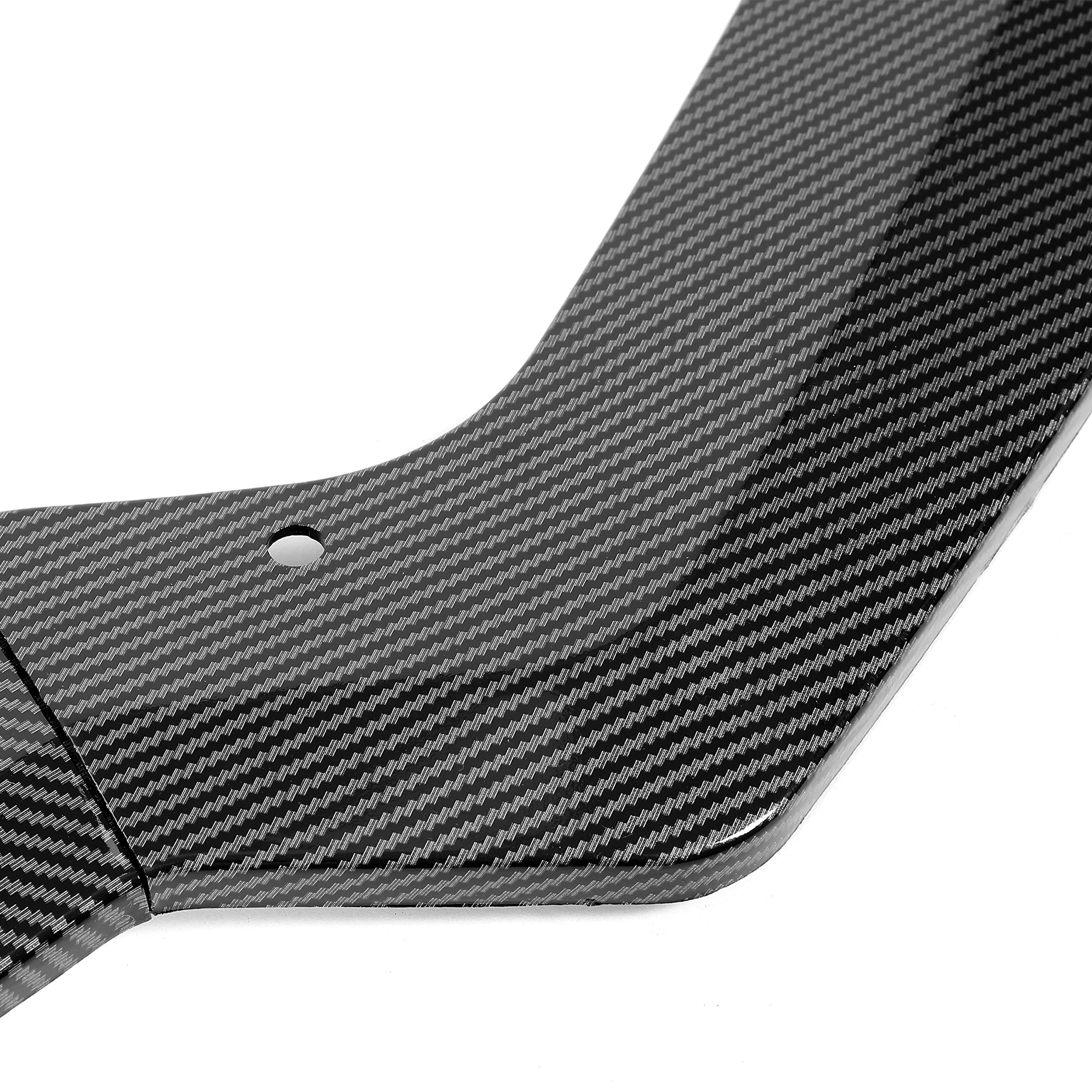 KUAFU Front Bumper Lip Splitter Compatible with 2018-2023 Ford Mustang GT Ecoboost Model W/Performance Pack Lower Chin Spoiler Lip Valance Paintable